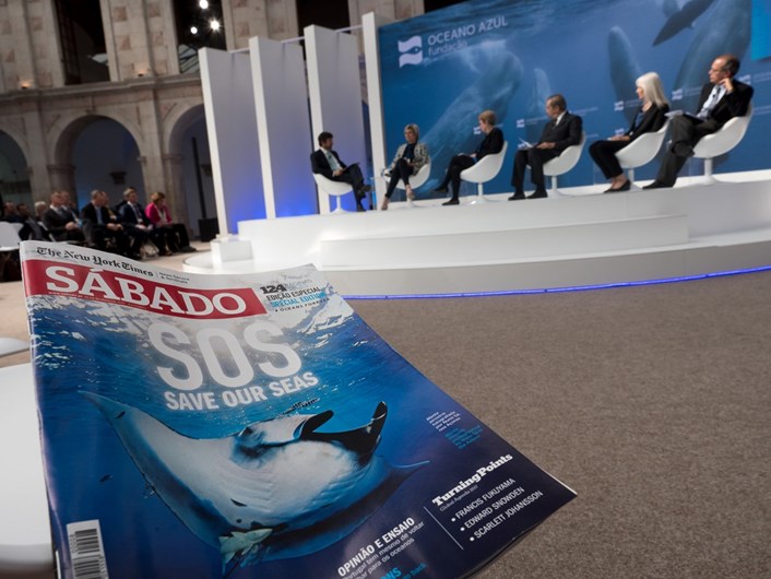 A apresentação da Fundação Oceano Azul