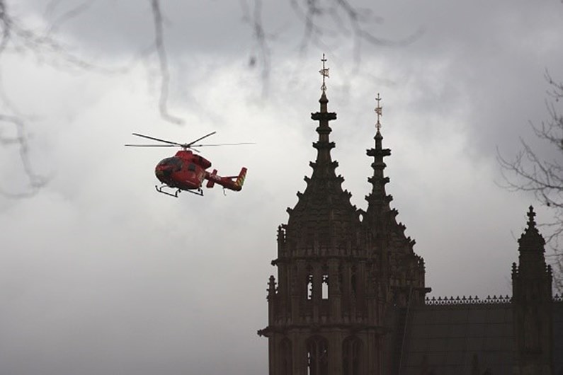As primeiras imagens do ataque em Londres