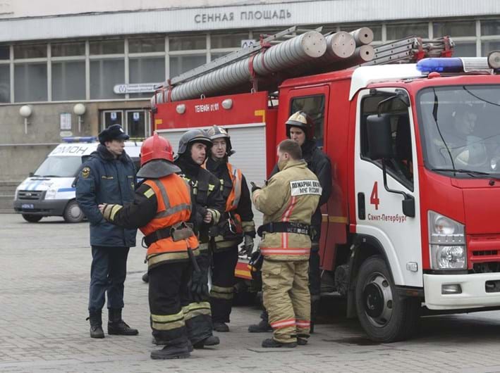As primeiras imagens da tragédia de São Petersburgo