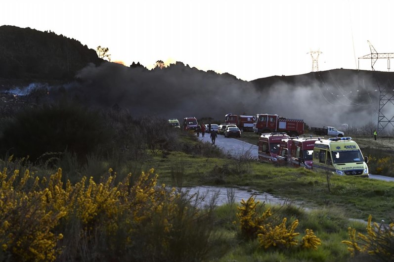 Imagens da tragédia em Lamego
