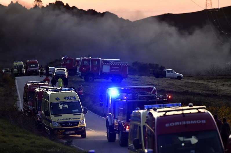 Imagens da tragédia em Lamego