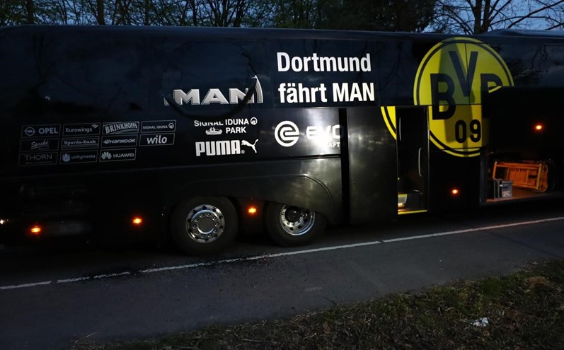 As imagens do ataque ao B. Dortmund