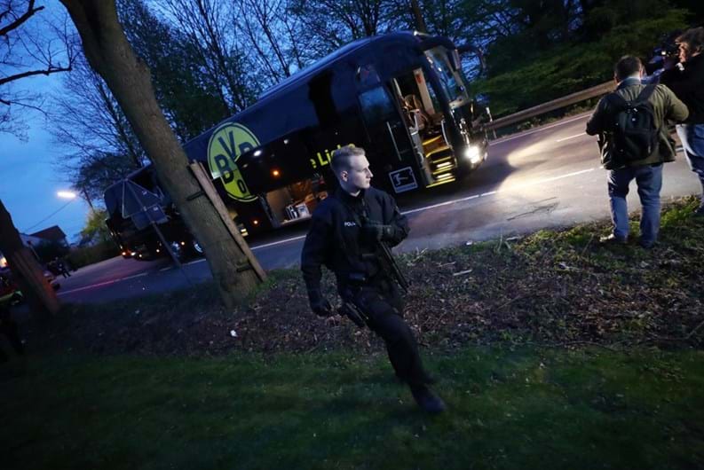 As imagens do ataque ao B. Dortmund