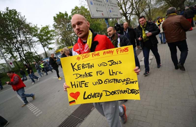 As imagens do dia a seguir ao ataque contra o Borussia Dortmund