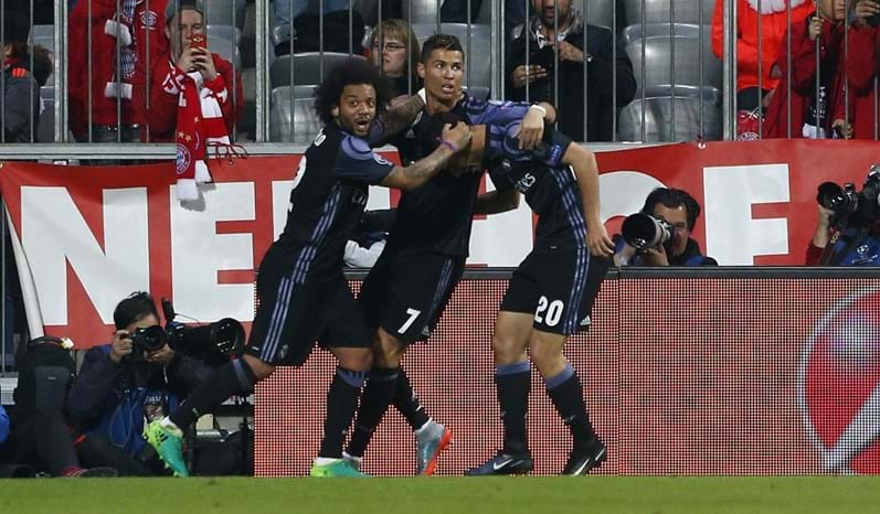 Ronaldo já festejou 100 golos nas competições europeias