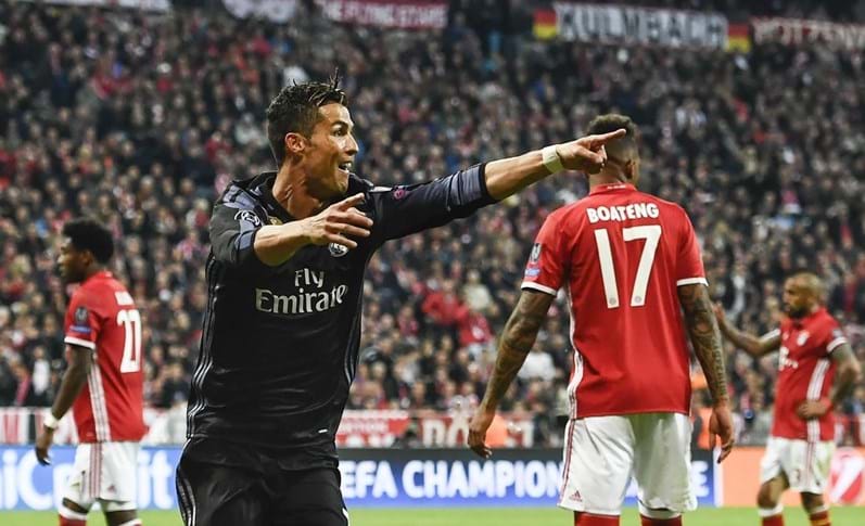 Ronaldo já festejou 100 golos nas competições europeias
