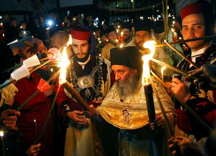 Celebrações da Páscoa ortodoxa na Macedónia