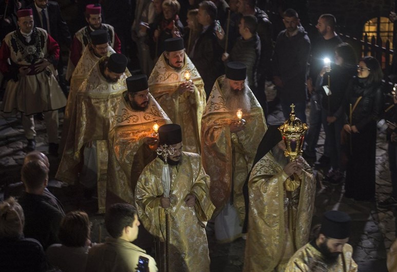 Celebrações da Páscoa ortodoxa na Macedónia