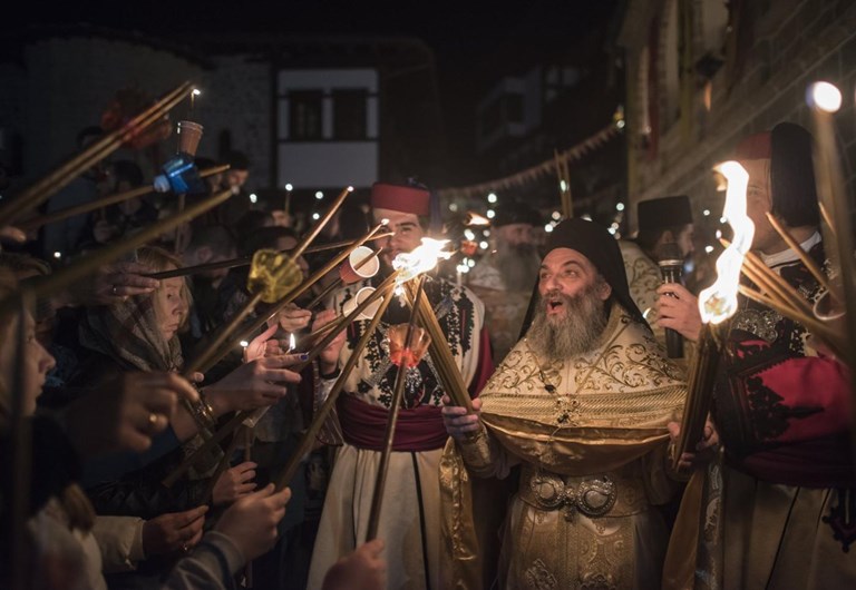 Celebrações da Páscoa ortodoxa na Macedónia