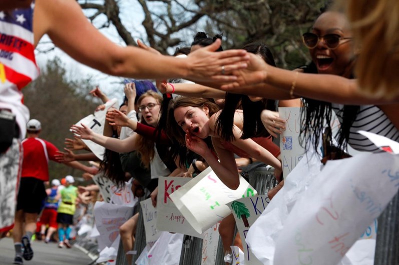 As imagens da Maratona de Boston