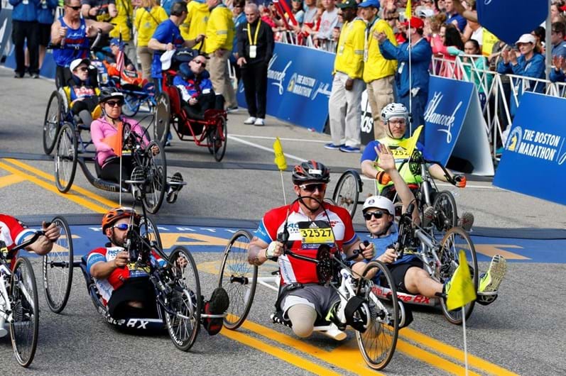 As imagens da Maratona de Boston