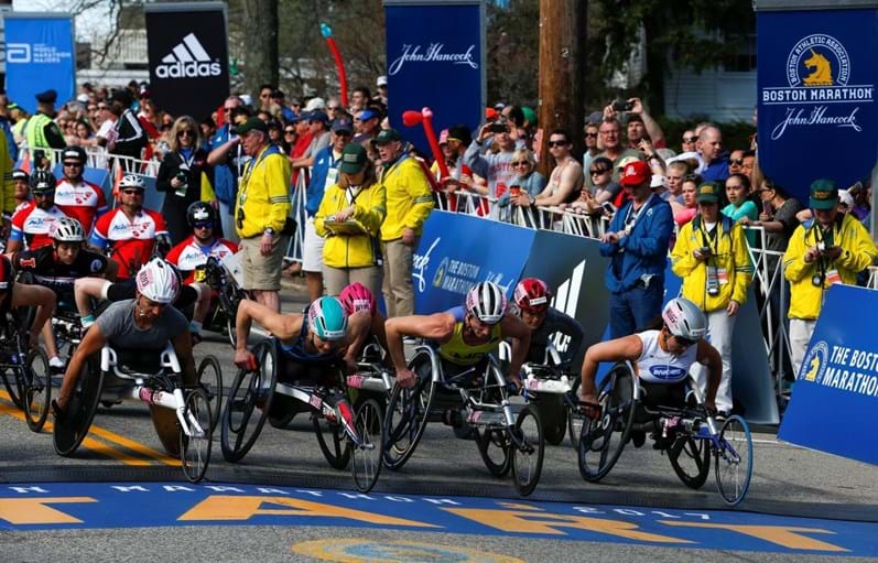 As imagens da Maratona de Boston