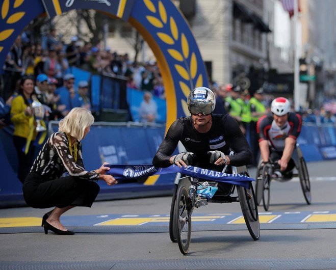 As imagens da Maratona de Boston