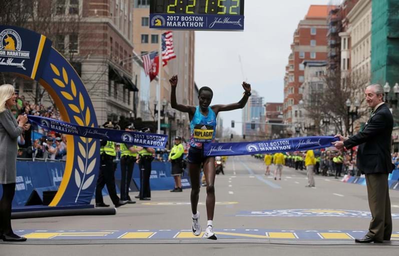 As imagens da Maratona de Boston