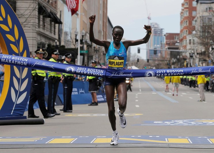 As imagens da Maratona de Boston