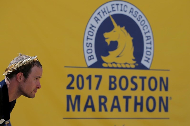 As imagens da Maratona de Boston