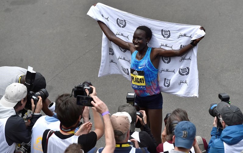 As imagens da Maratona de Boston