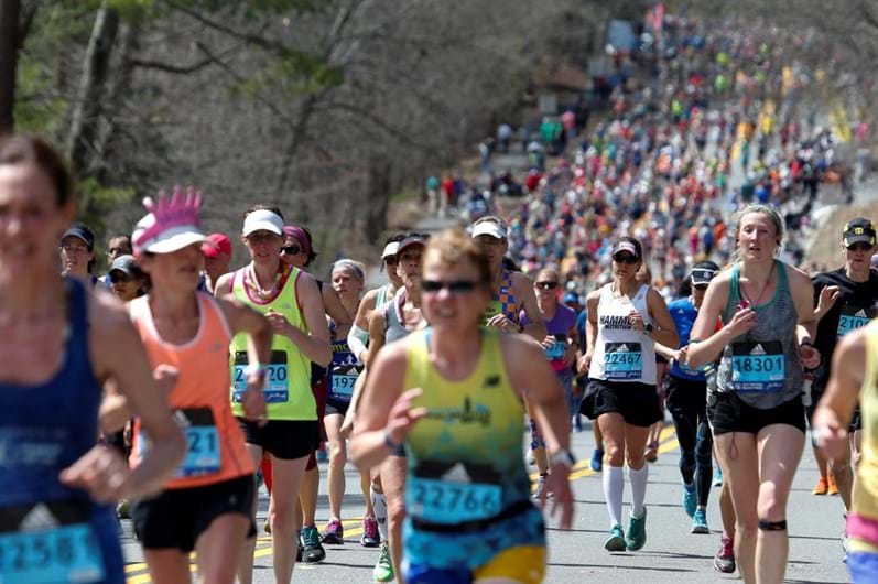 As imagens da Maratona de Boston