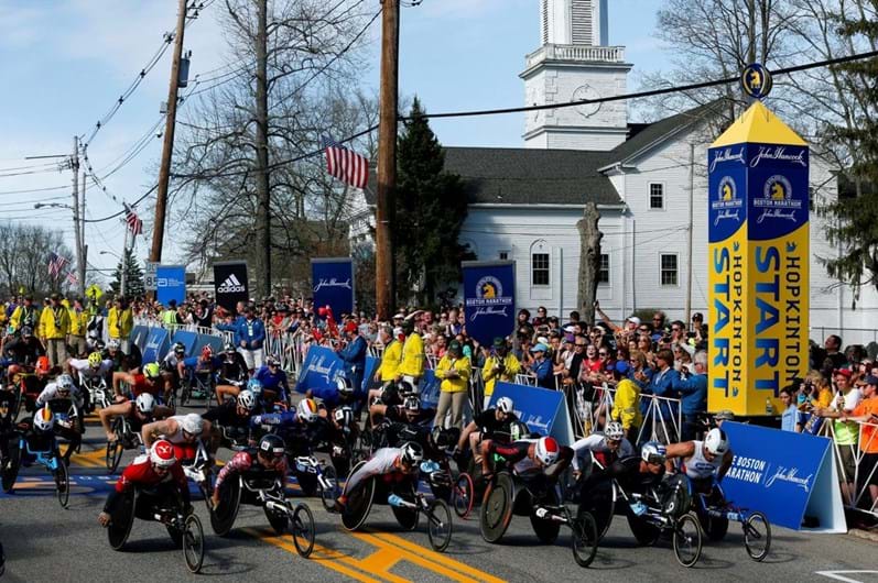 As imagens da Maratona de Boston