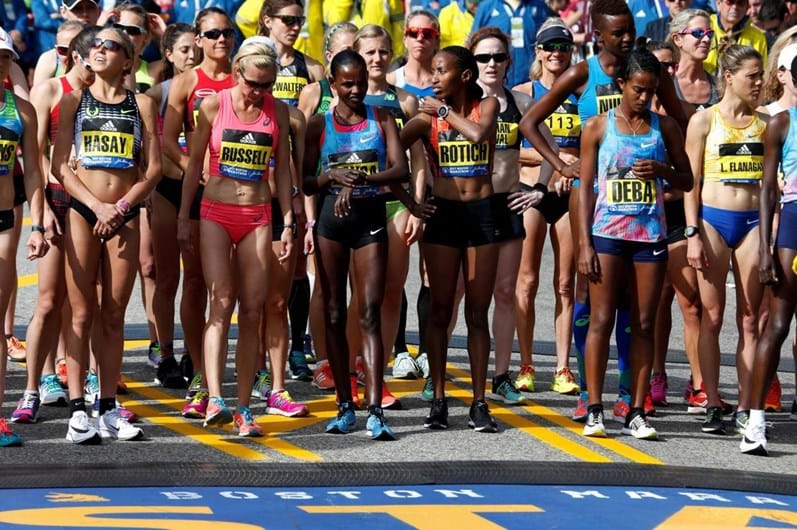 As imagens da Maratona de Boston