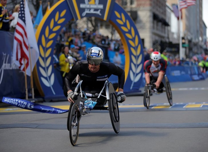 As imagens da Maratona de Boston