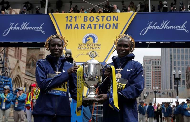 As imagens da Maratona de Boston