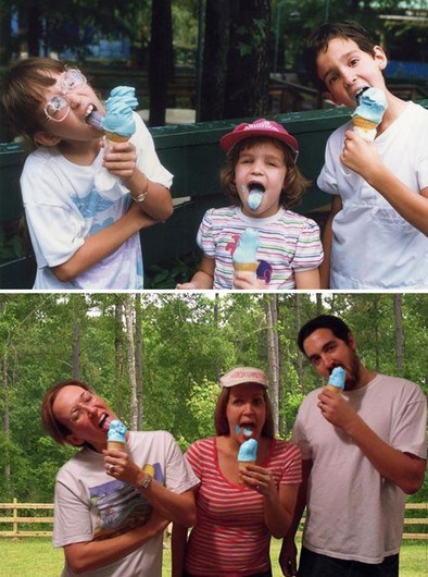 Quando manos e manas mostram o antes e o depois