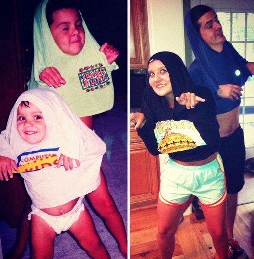 Quando manos e manas mostram o antes e o depois
