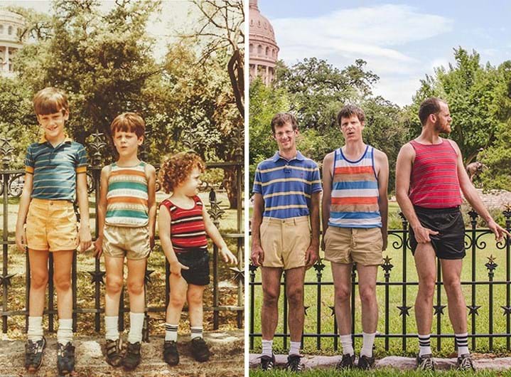 Quando manos e manas mostram o antes e o depois