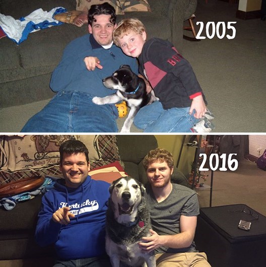 Quando manos e manas mostram o antes e o depois