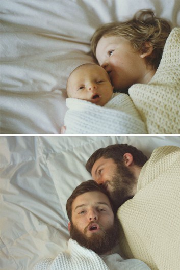 Quando manos e manas mostram o antes e o depois