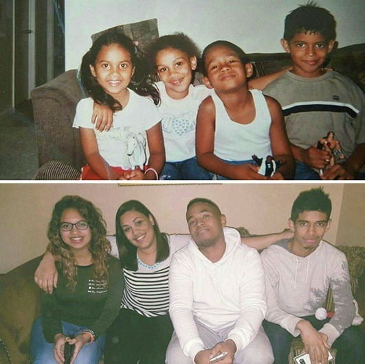 Quando manos e manas mostram o antes e o depois