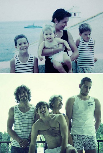 Quando manos e manas mostram o antes e o depois