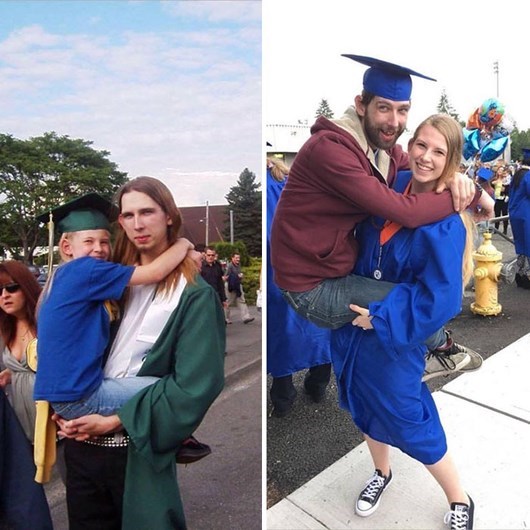 Quando manos e manas mostram o antes e o depois
