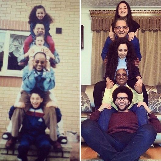 Quando manos e manas mostram o antes e o depois