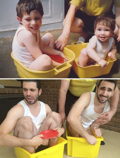 Quando manos e manas mostram o antes e o depois