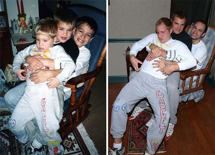 Quando manos e manas mostram o antes e o depois