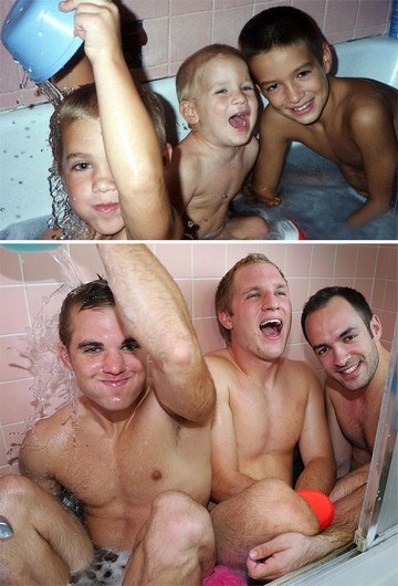 Quando manos e manas mostram o antes e o depois