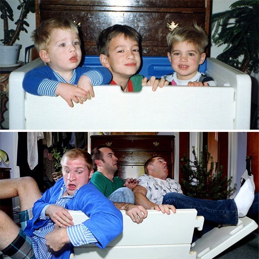 Quando manos e manas mostram o antes e o depois