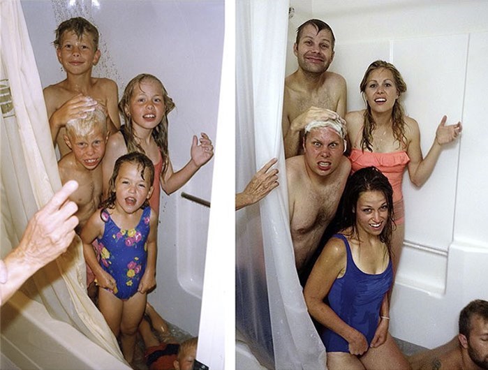 Quando manos e manas mostram o antes e o depois