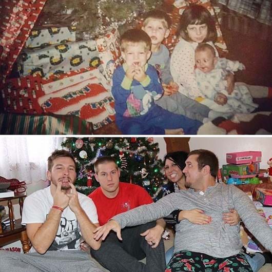 Quando manos e manas mostram o antes e o depois