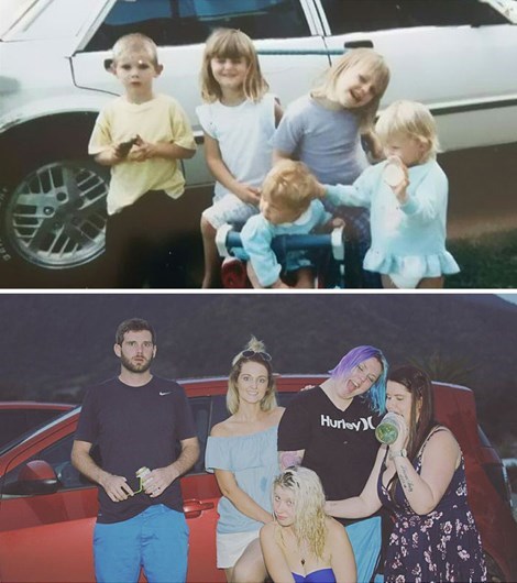 Quando manos e manas mostram o antes e o depois