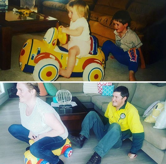 Quando manos e manas mostram o antes e o depois