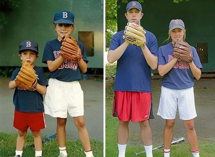 Quando manos e manas mostram o antes e o depois