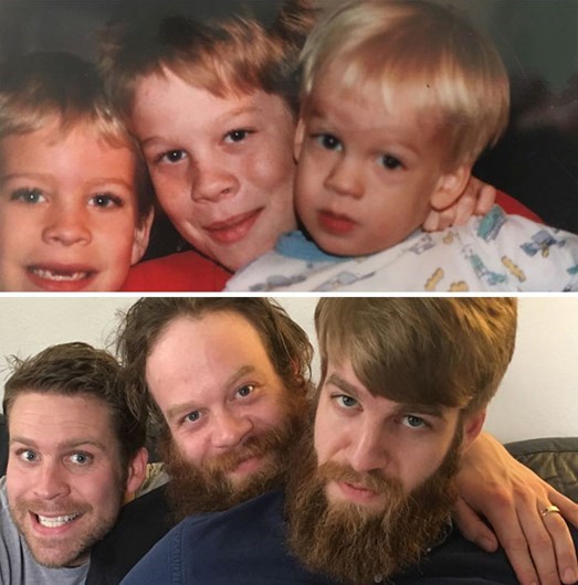 Quando manos e manas mostram o antes e o depois