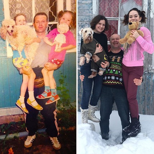 Quando manos e manas mostram o antes e o depois
