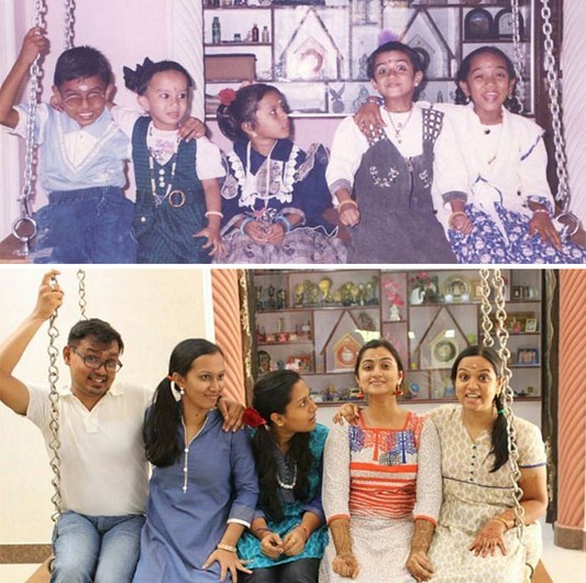 Quando manos e manas mostram o antes e o depois