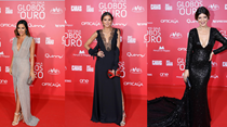Estrelas desfilam na passadeira vermelha dos Globos de Ouro