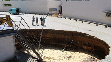 Cratera em Bragança
