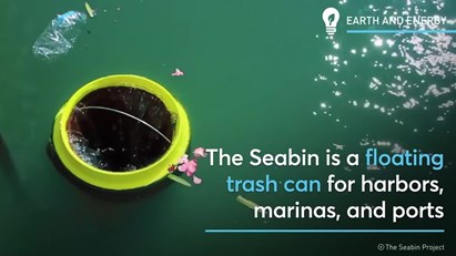 O Seabin em acção
